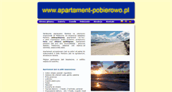 Desktop Screenshot of apartament-pobierowo.pl