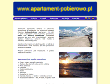 Tablet Screenshot of apartament-pobierowo.pl